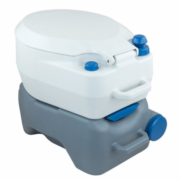 Toaleta chemická WC Portable 20l Combo přenosná bílošedá