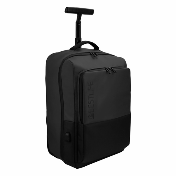 Bestlife nepremokavý batoh s kolečky na 15.6" notebook, USB