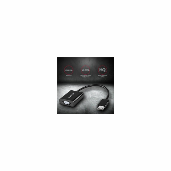 AXAGON RVH-VGAN, HDMI -> VGA redukce / adaptér, FullHD, a...