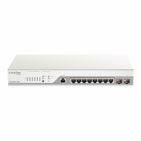 D-Link DBS-2000-10MP, přepínač