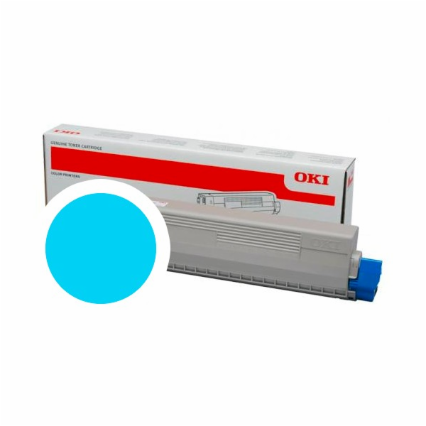 Oki 662622 Cyan Toner Do C824/C834/C844 
