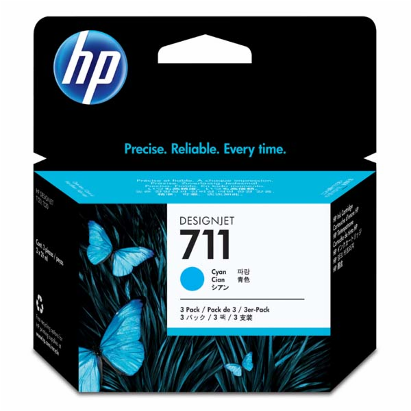 Inkoust HP azurový č. 711 (CZ134A)