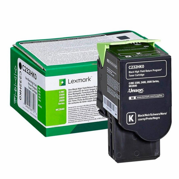 Lexmark C2320K0 Rückgabe-Toner černá für ca. 1.000 Seiten