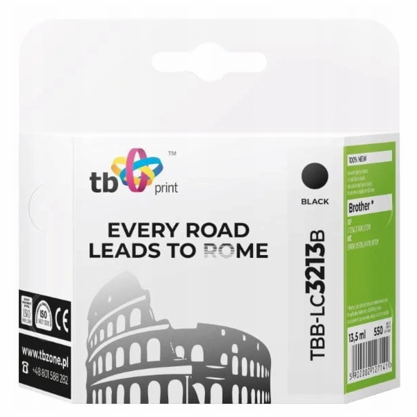 TB tiskový inkoust pro Brother DCP-J722DW černý TBB-LC321...