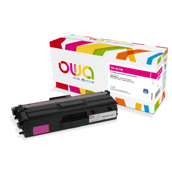 OWA Armor toner kompatibilní s Brother TN-421M, 1800st, č...