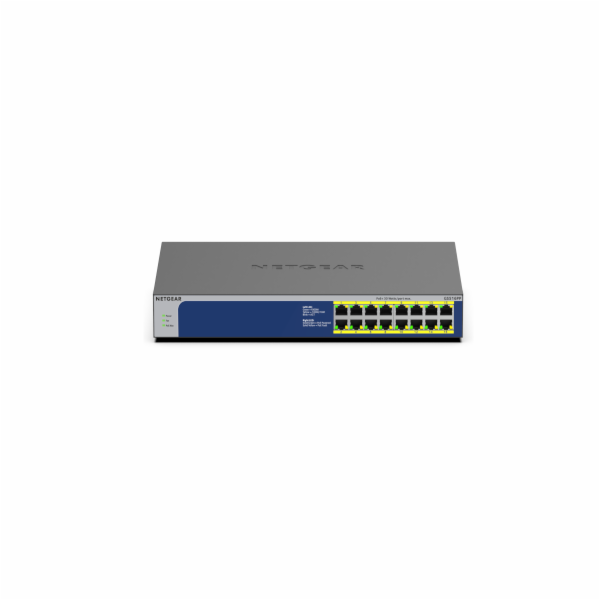 16-Port Gb Eth UnMgd Vysoce výkonný přepínač PoE+