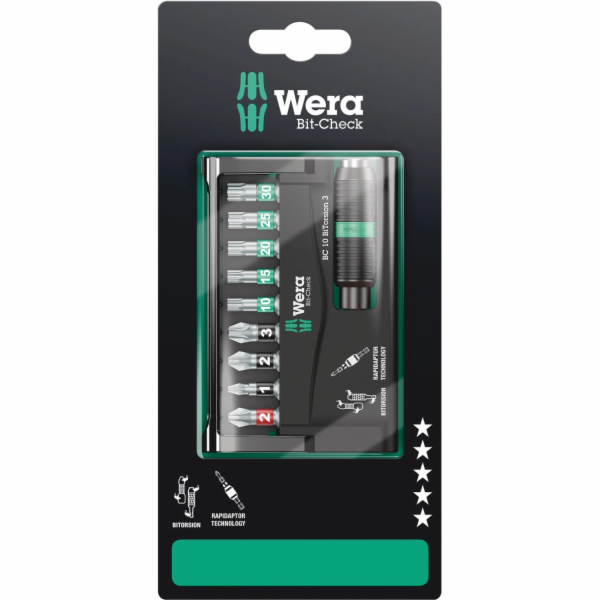 WERA Bit-Check 10 BiTorsion 3 SB