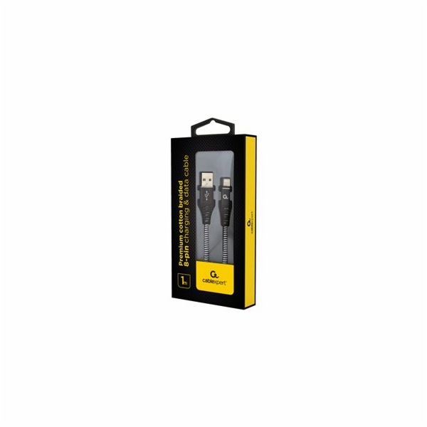 Gembird kábel nabíjací Lightning 8-pin (M) na USB 2.0 (M)...