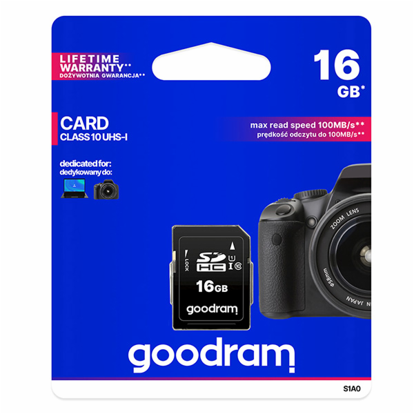 GOODRAM SDHC 16GB CL10 UHS-I