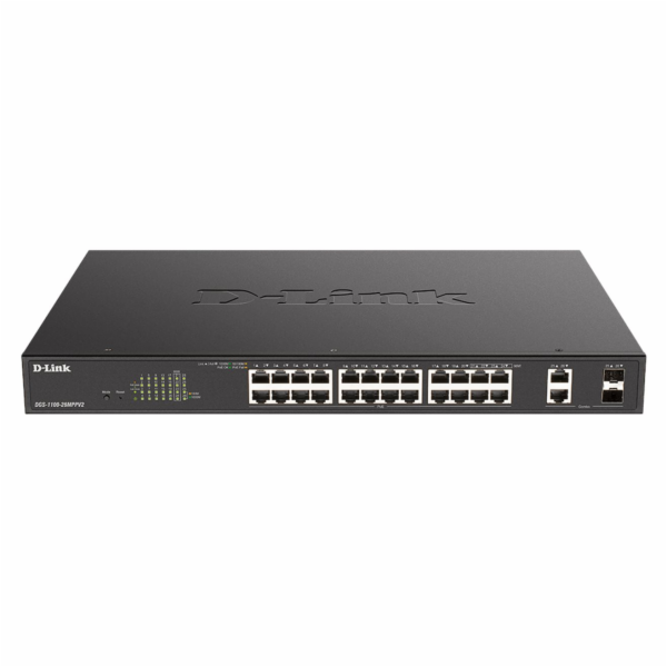D-Link DGS-1100-26MPV2 D-Link 26-Port PoE+ Gigabit Smart ...
