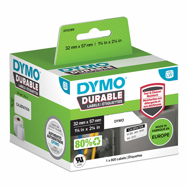 Dymo 2112289  polypropylenové štítky bíl