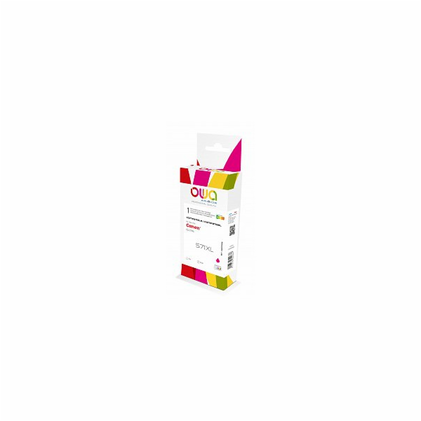 WECARE ARMOR ink kompatibilní s CANON CLi-571XLM, červená...