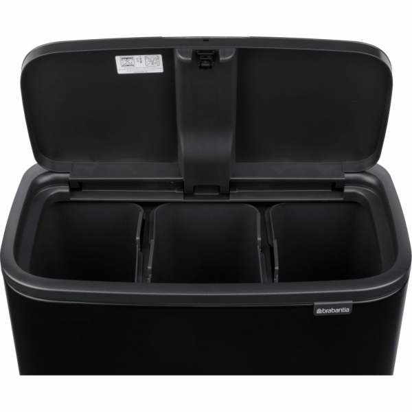 Brabantia odpad.koš Bo Touch Bin cerný matný 3 x 11 L
