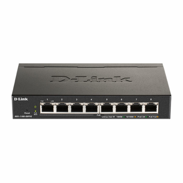 Spínač D-Link DGS-1100-08PV2