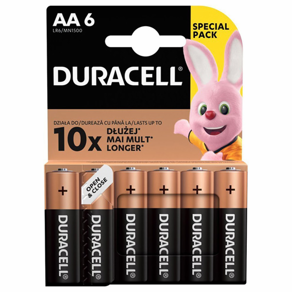 Baterie Duracell Duracell LR6 / AA / MN1500 | Základní Du...