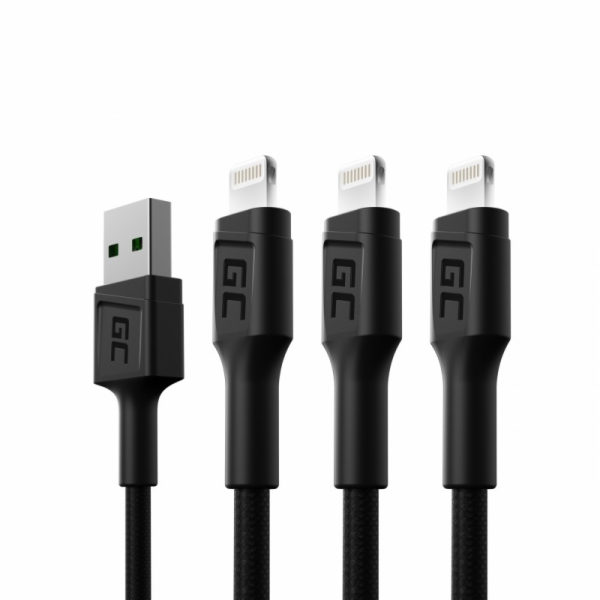 Green Cell USB kabel Sada 3x Green Cell GC Ray USB kabel ...