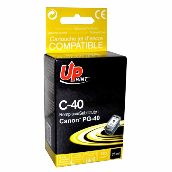Inkoust UPrint C-40B / PG40 (černý)