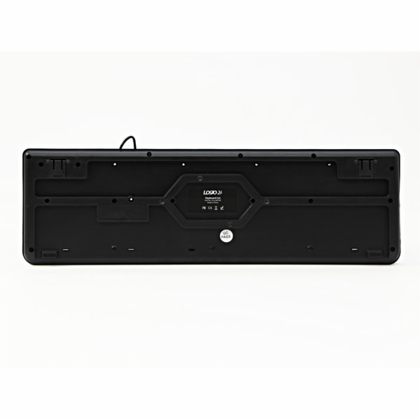 Klawiatura Logo Cut Przewodowa Czarna US (Cut US)