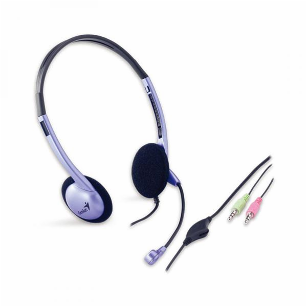 Sluchátka s mikrofonem Genius HS-02B