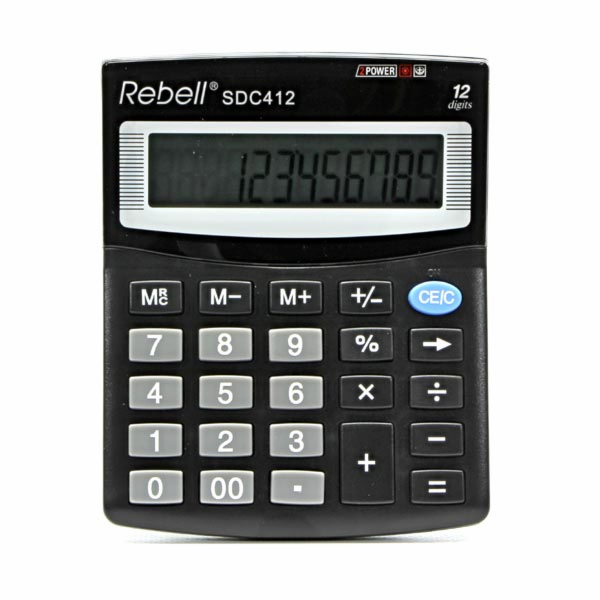 Kalkulačka Rebell SDC412 BX