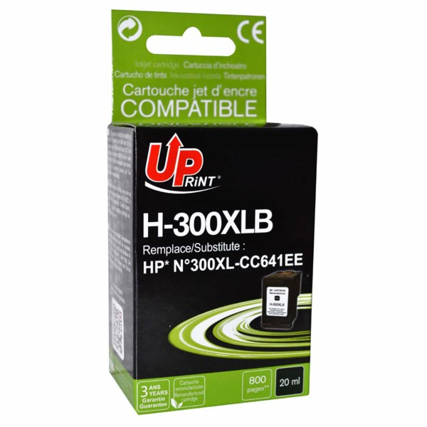 Inkoust UPrint H-300XL-B / CC641EE (černý)