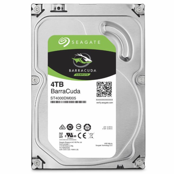 Seagate BarraCuda 4TB 3.5 SATA III disk (ST4000DM004)