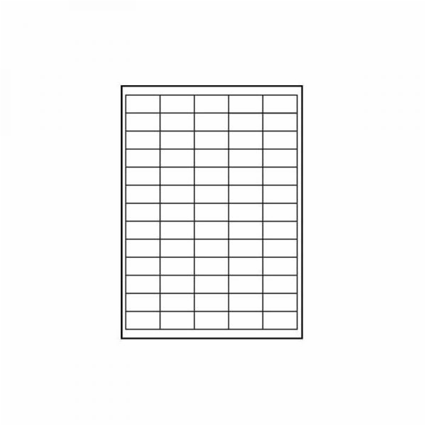 Štítky s logem A4, matná bílá, 65 štítků, 140gsm, 10 ks (...
