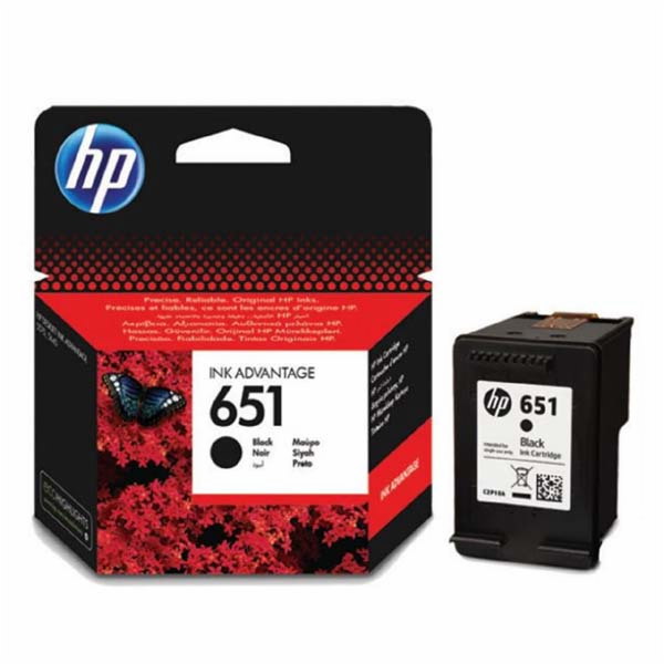 Černý inkoust HP 651 (C2P10AE)