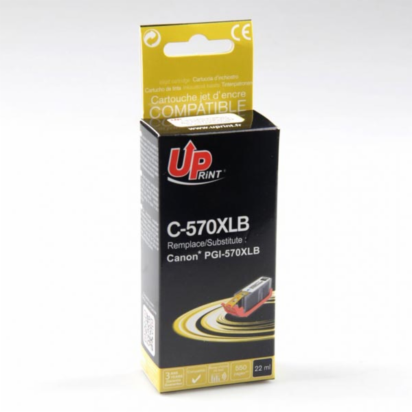UPrint inkoust C-570XLB / PGI-570PGBK XL černý