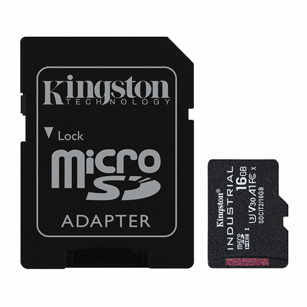 Kingston Industrial 16GB microSDHC, paměťová karta