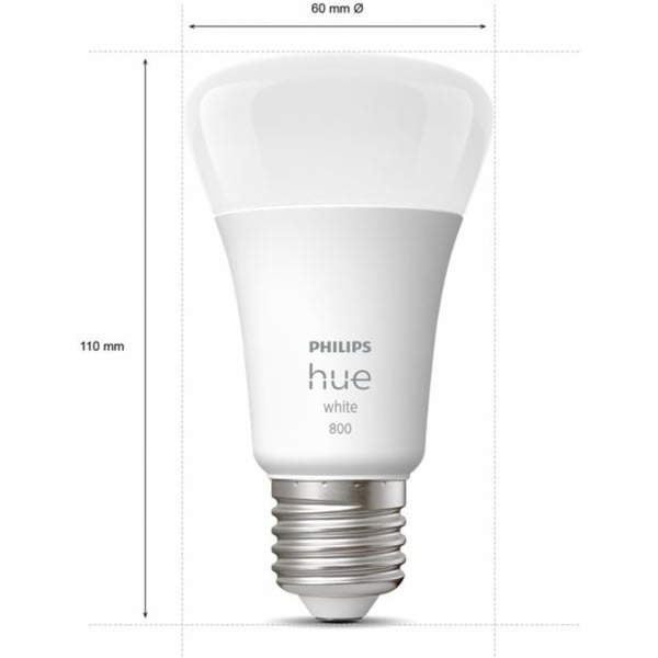 Philips Philips Hue E27 balení po čtyřech 4x800lm 60W - b...