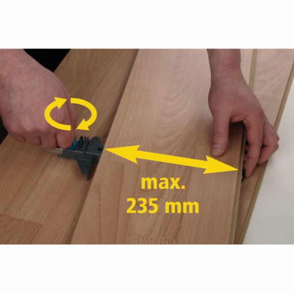 Zalícovávač laminátu Wolfcraft 6952000