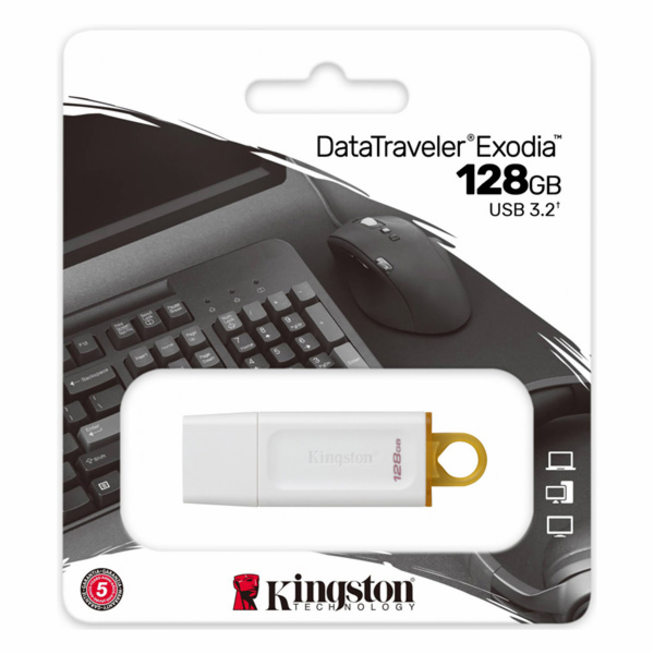 Kingston Flash Disk 128GB USB3.2 Gen1 DataTraveler Exodia...