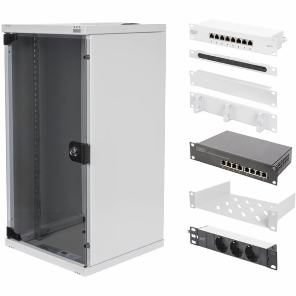 Digitus "Síťová sada - 254 mm (10") - 12U, 312 x 300 mm (...