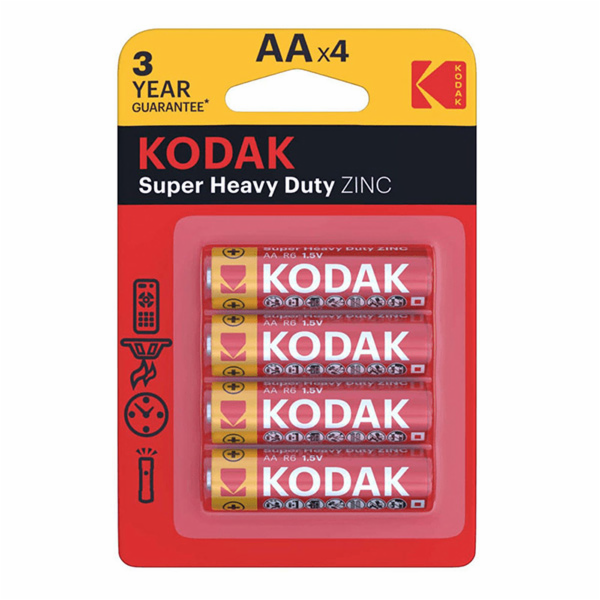 baterie Kodak 1,5  AA  4-pack  blistr/Ko