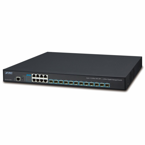 Planet XGS-6350-12X8TR L3 switch, 8x1Gb, 12x10Gb SFP+, Qo...