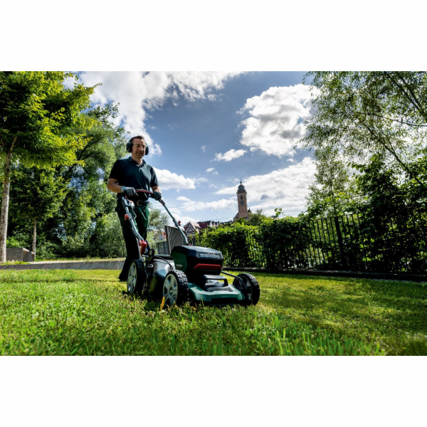 Metabo RM 36-18 LTX BL 46 Push lawn mower Battery Green