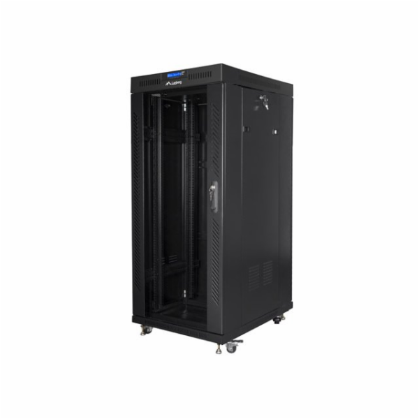 Stálá instalační racková skříň 19 palců 27u 800x1000 čern...