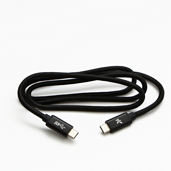 Logo kabelu USB USB-C - USB-C 2 m Černá