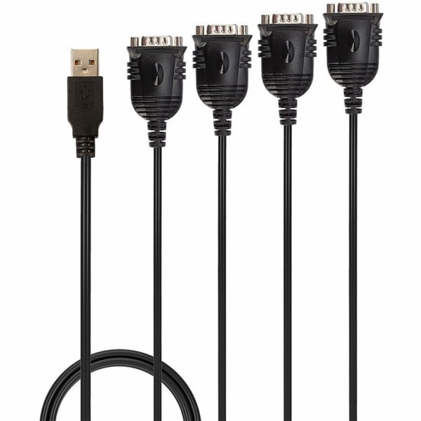Lindy USB 1.1 adaptér, USB-A samec > 4x sériový RS232 sam...