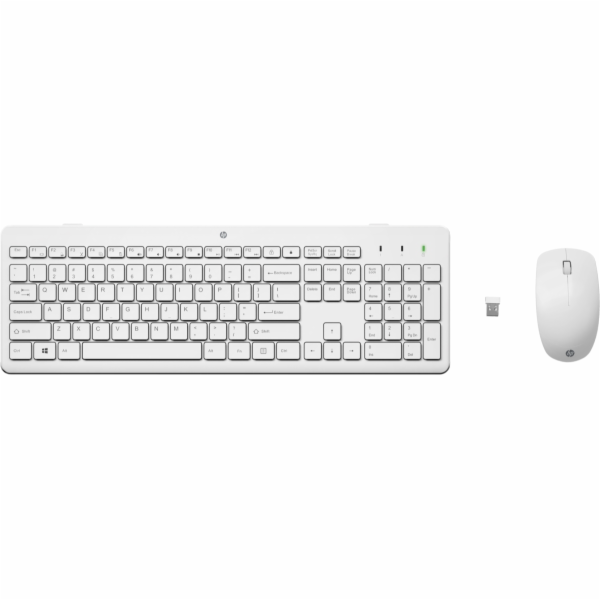 HP 230 Wireless Mouse and Keyboard Combo (White) CZ/SK - ...