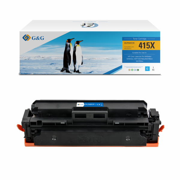 G&G HP W2031X  NT-PH2031XC, HP 415X  kom