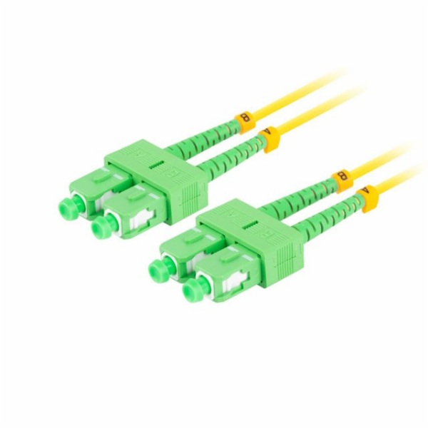 LANBERG optický patch cord SM SC/APC-SC/APC duplex 15m LS...