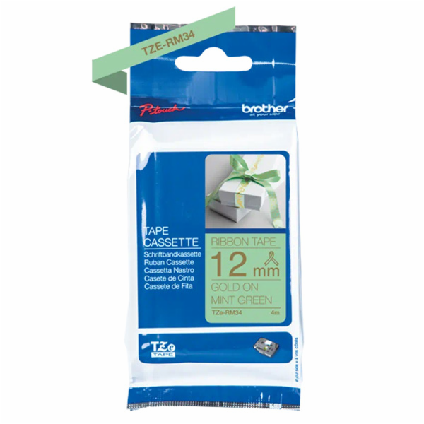 BROTHER TZE-RM34 - kazeta TZ šířky 12mm, TEXTILNÍ páska 4...
