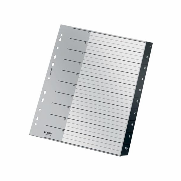 LEITZ Ekologické rejstříky  RECYCLE 1-10 A4 PP