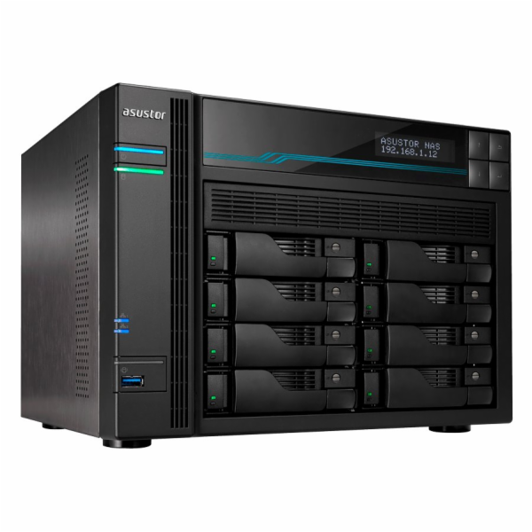 Asustor NAS AS6508T / 8x 2,5"/3,5" SATA III, 2x M.2/ Inte...
