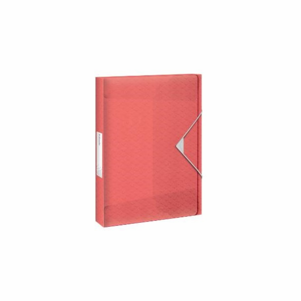 NOBO Box na dokumenty Esselte Colour Breeze, 40mm, korálová