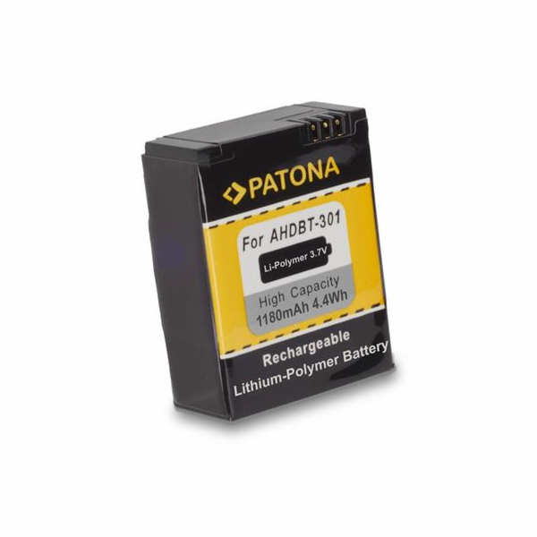 PATONA baterie pro digitální kameru GoPro Hero 3, Hero 3+...