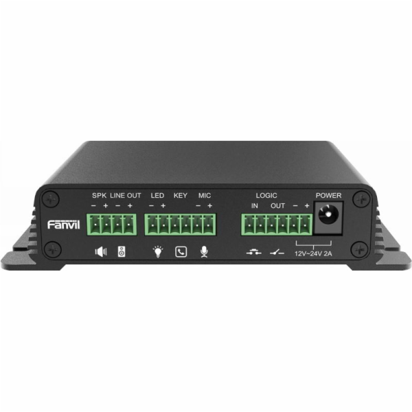 Fanvil PA2S SIP interkom a paging brána, 2xSIP, speaker r...