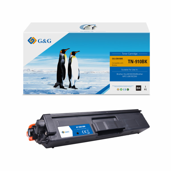 G&G toner G&G kompatibilní toner s Brother TN910BK, NT-CB...
